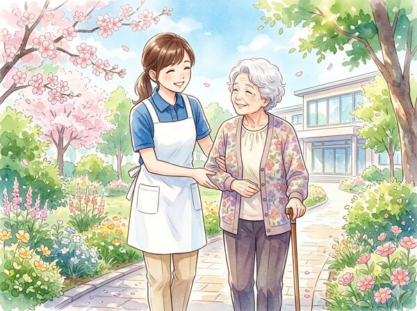 大阪市西成区の福祉サービスなら｜セキュア（Secure）トップイラスト